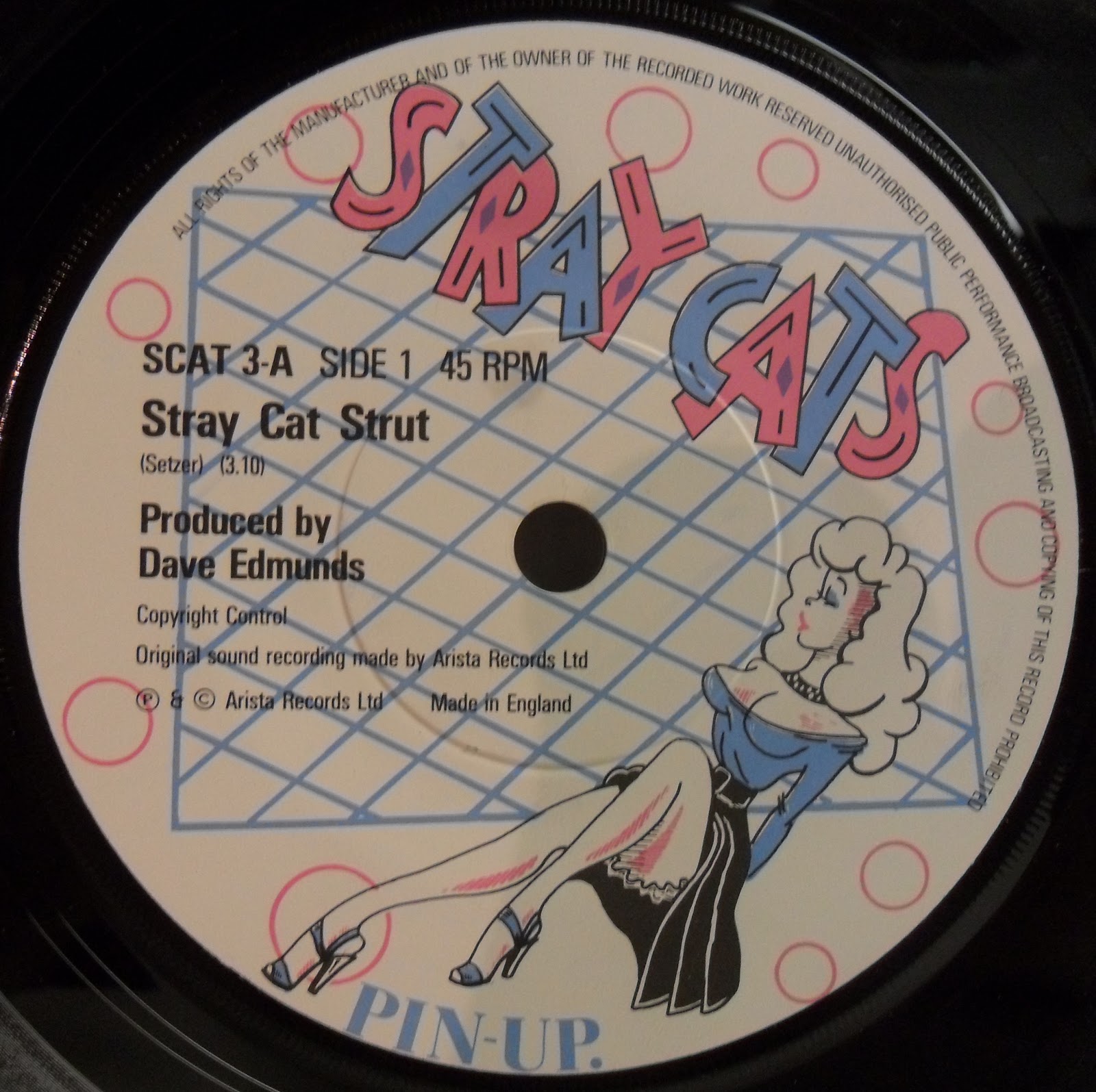 Stray Cats Fan S Corner Stray Cat Strut 7 Single