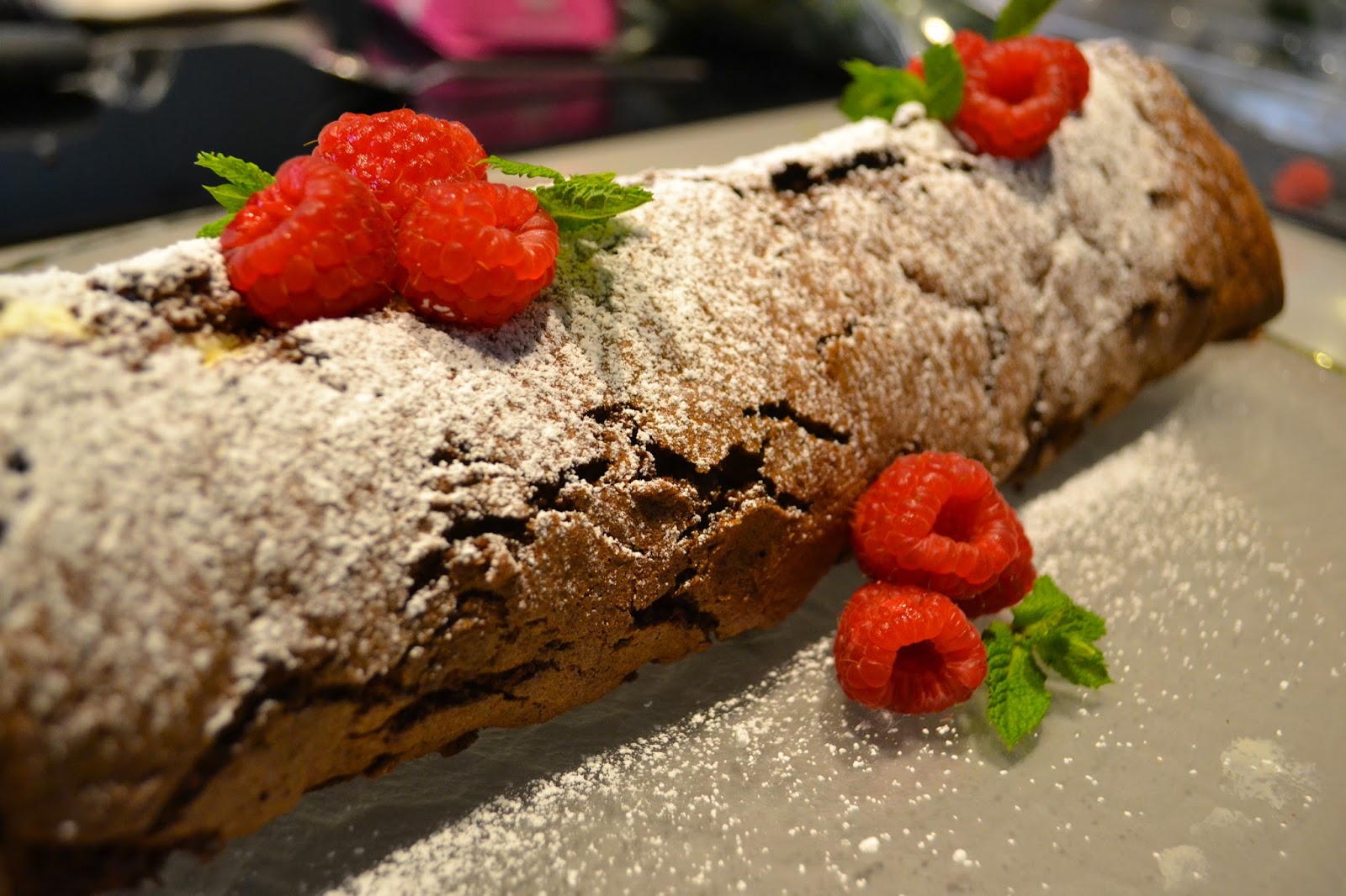 Recipe Chocolate Raspberry Roulade Gluten Free A Girl On A Journey