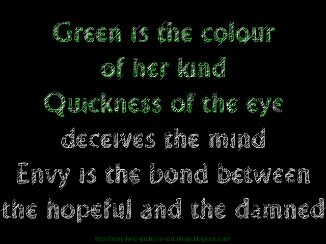 green quote