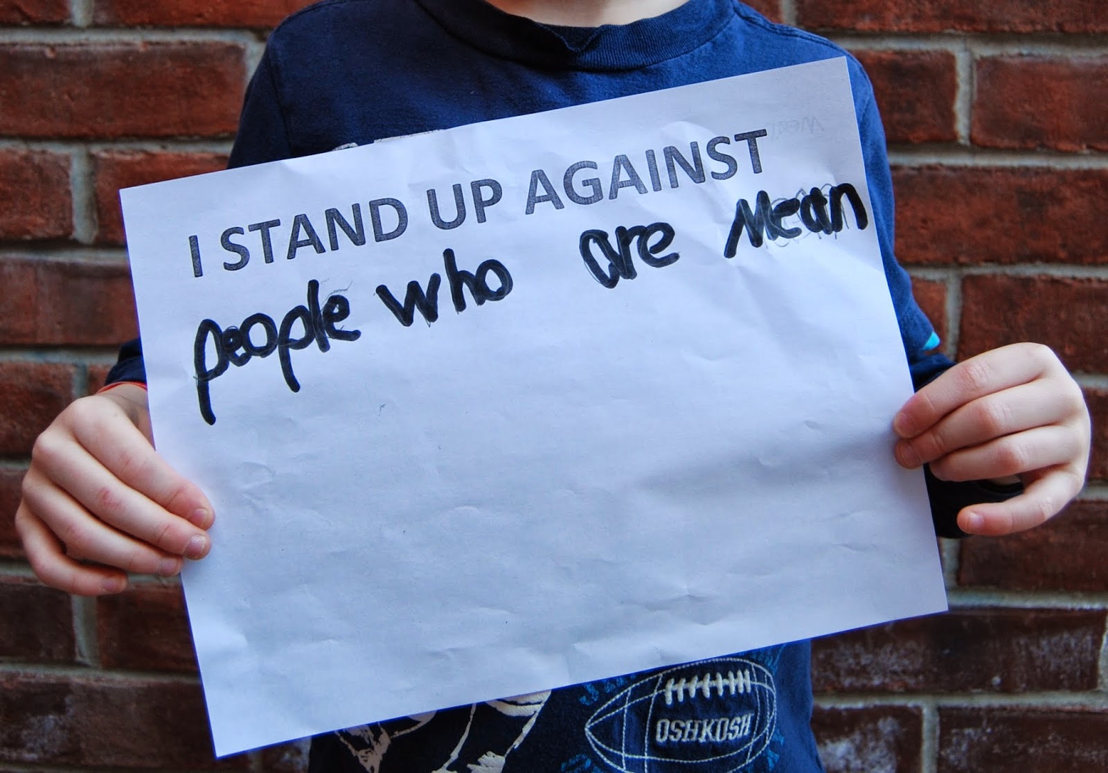 ms. brown's classroom Who do YOU stand up for?
