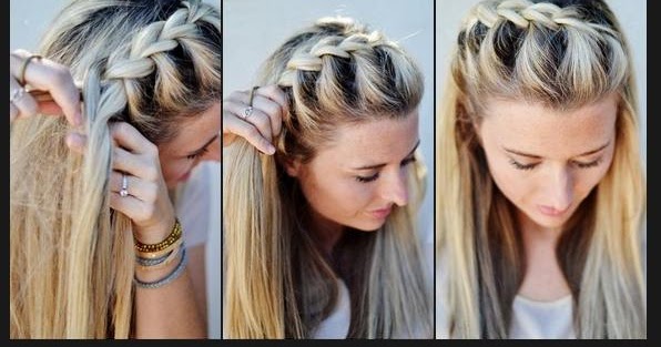 Hairstyles How To French Braid Half Up Side