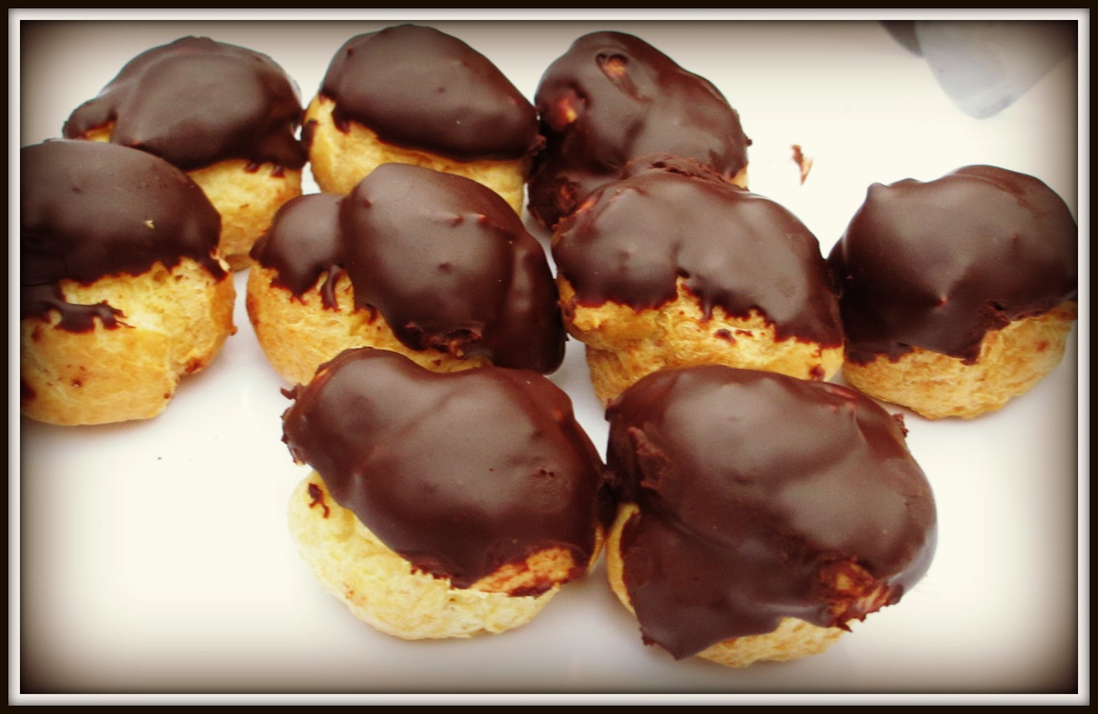 Dying For Chocolate Chocolate Cream Puffs National Pastry Day