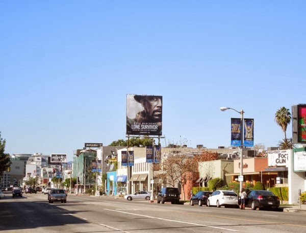 Lone Survivor billboard Beverly Boulevard Lone Survivor film billboard