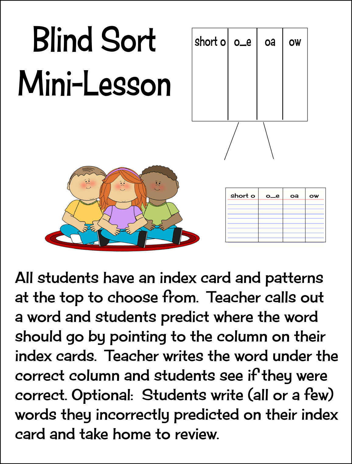 Tchrgrl Blind Sort MiniLesson