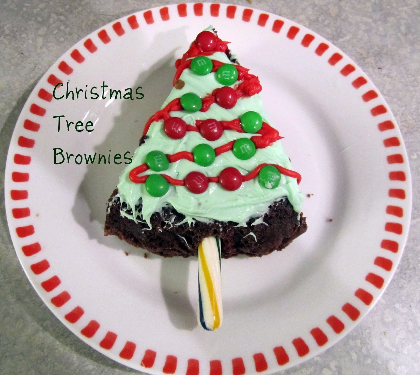 Mint Chocolate Christmas Tree Brownies Whats Cooking Love?