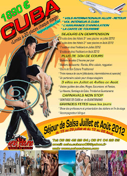 Séjours de Salsa à Cuba 2012