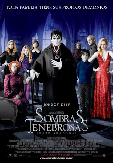 Sombras tenebrosas (Dark shadows) - (Póster USA)