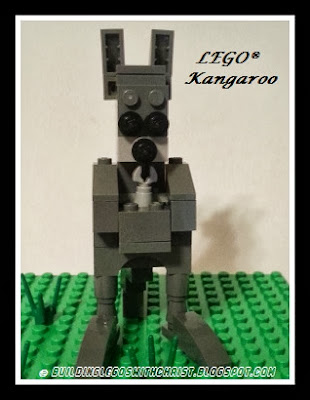 LEGO Kangaroo with Joey, Australia, Ken Ham
