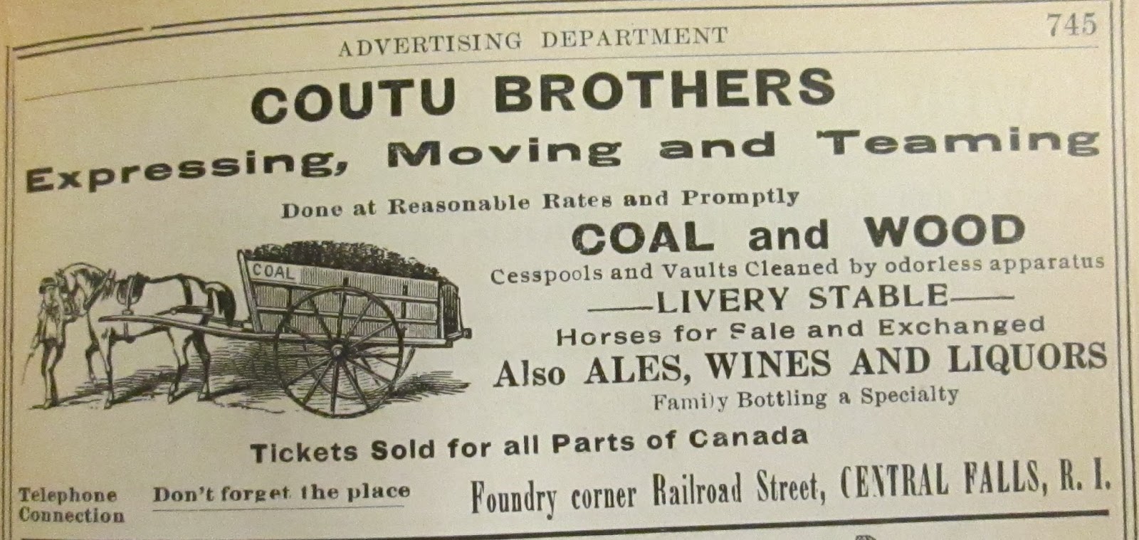 RI Soda Bottle Company Histories Sodas Cotton Club to Crescent