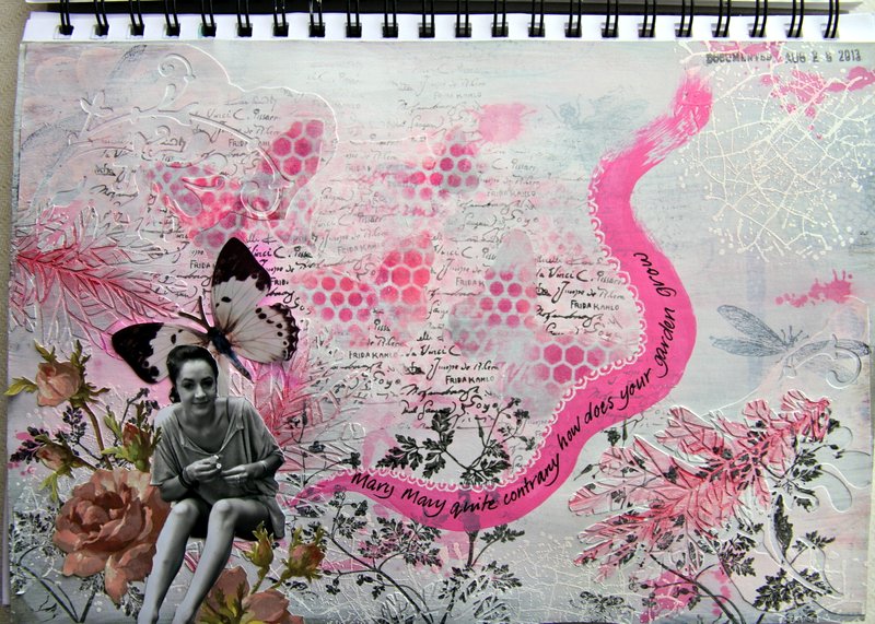 Bliss and Gesso A Mixed Media Color Challenge 6