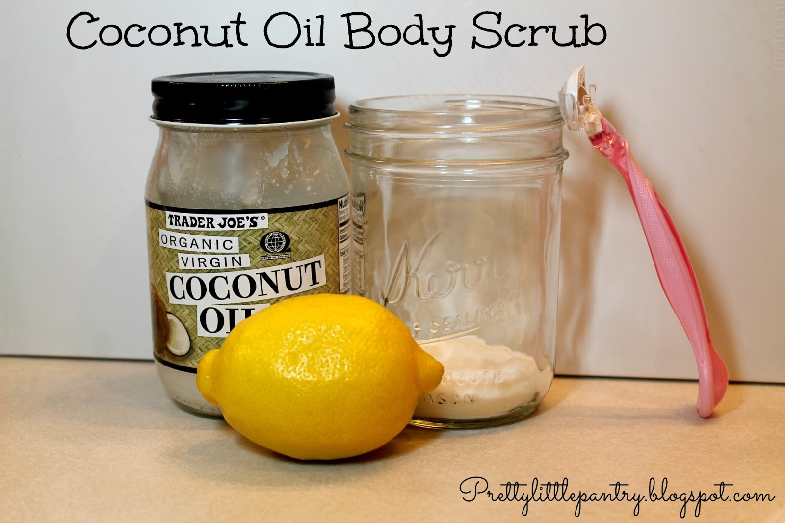 Pretty Little Pantry Coconut Oil Body Scrub
