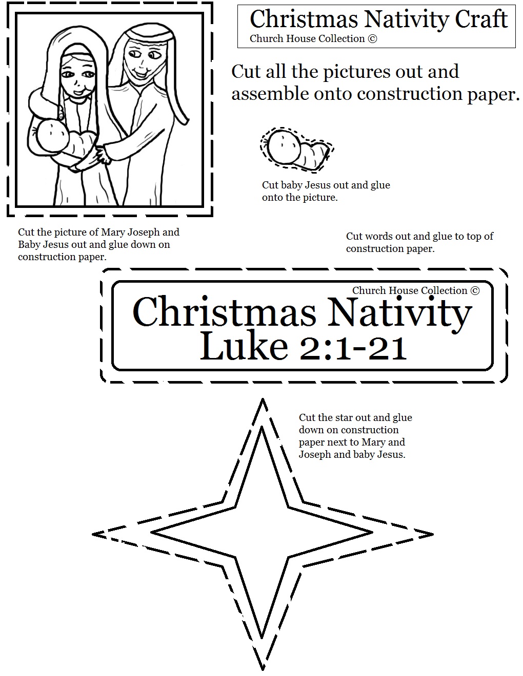 Church House Collection Blog: Nativity Sunday School Lesson