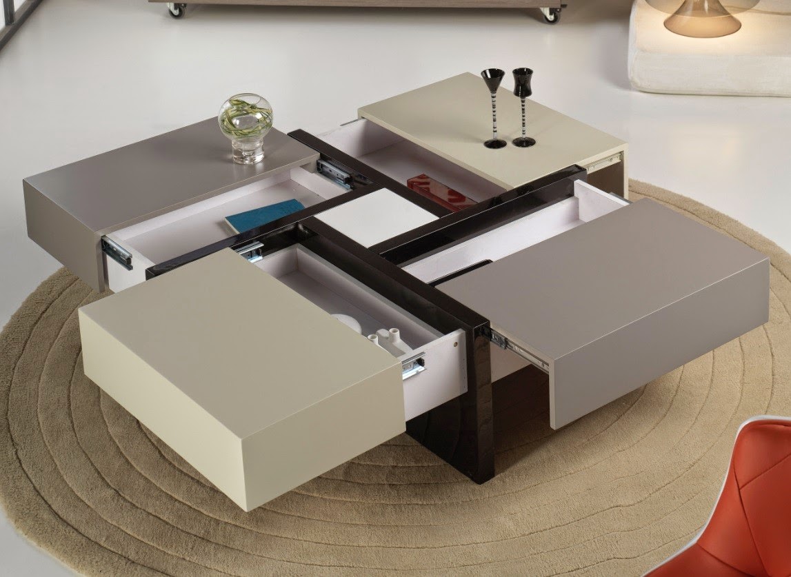 ORIGINAL Y FUNCIONAL MESA RATONA CON 4 CAJONES OCULTOS Decoractual