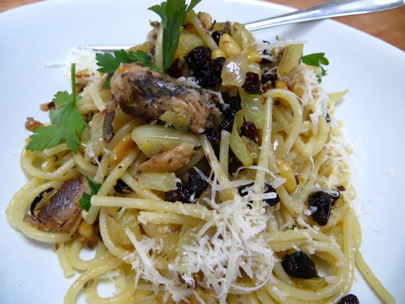 Sicilian sardine pasta