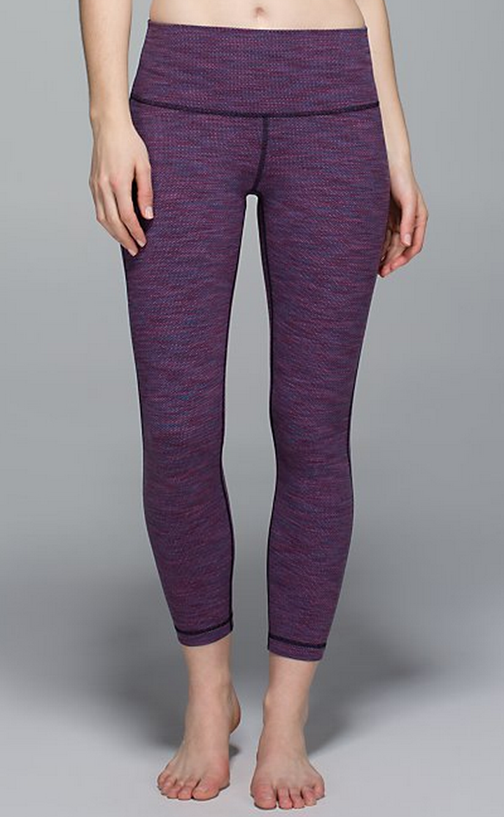 My Superficial Endeavors: Lululemon High Times Pant & Wunder Under Crop in  Diamond Jacquard