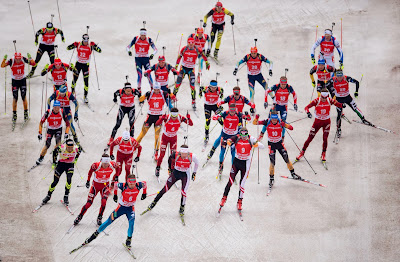 IBU, Biathlon World Cup, Oberhof, Germany, Shooting, Skating, Sports, Martin Fourcade, France, Alexey Volkov, Russia, Tarjei Boe, Norway, Won, Winner, 