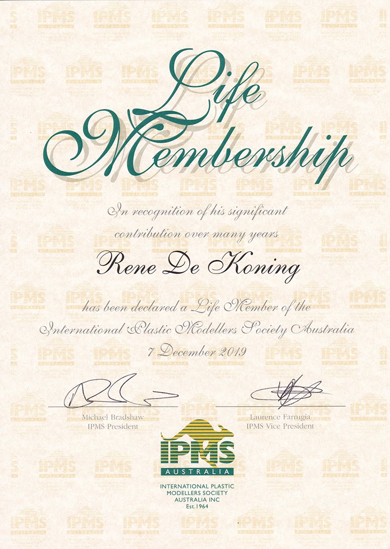IPMS Life Member