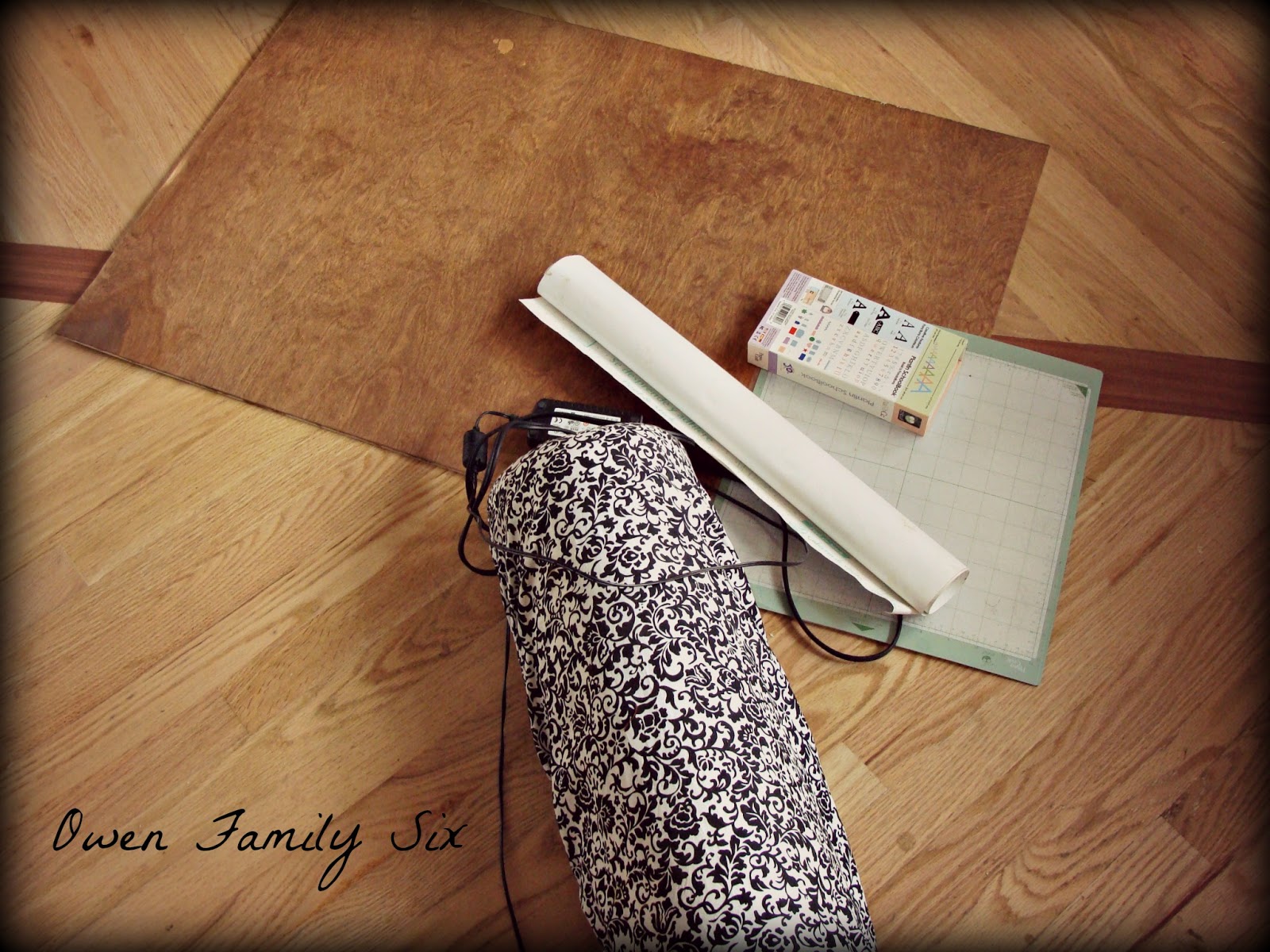 Owen Family Six Pottery Barn Number Art