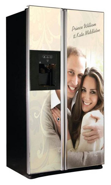 william kate fridge. Kate and William on a fridge!