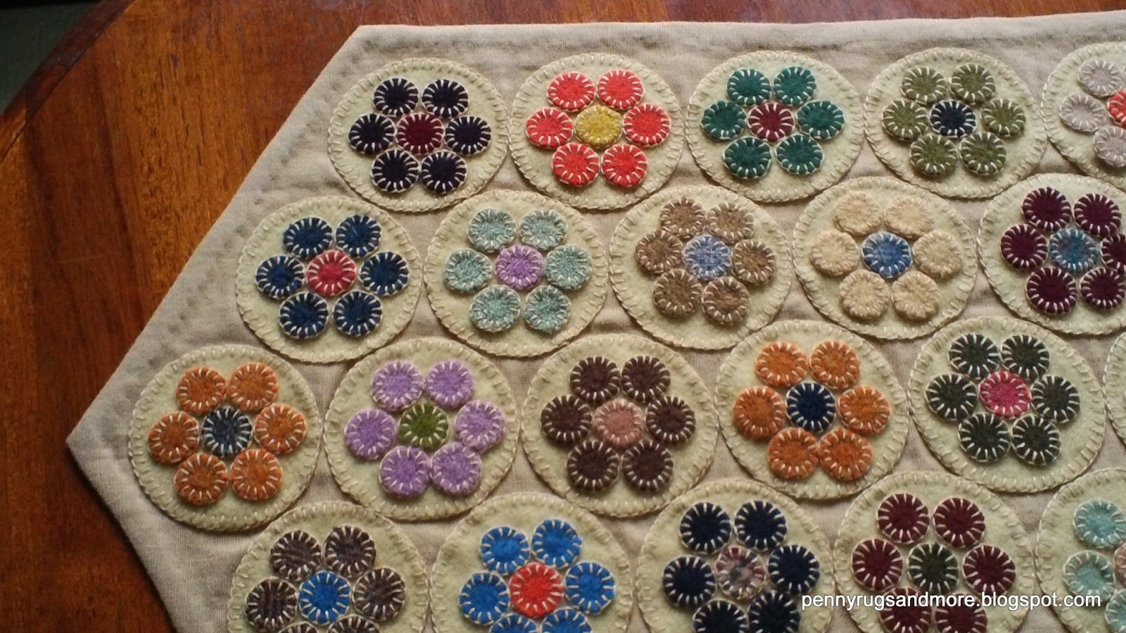 Penny Rugs and More Penny Rug Tutorial Part 5