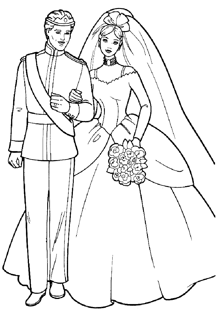 BARBIE COLORING PAGES: BARBIE AND KEN COLORING PICTURES