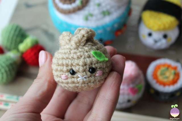 Amigurumi Food: New Crochet Pattern! Bento Family / Sushi set