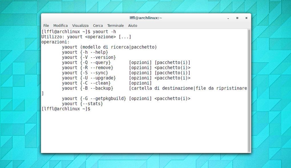 yaourt in Arch Linux