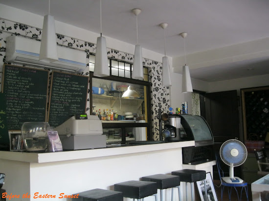Blacksoup Cafe + Artspace counter