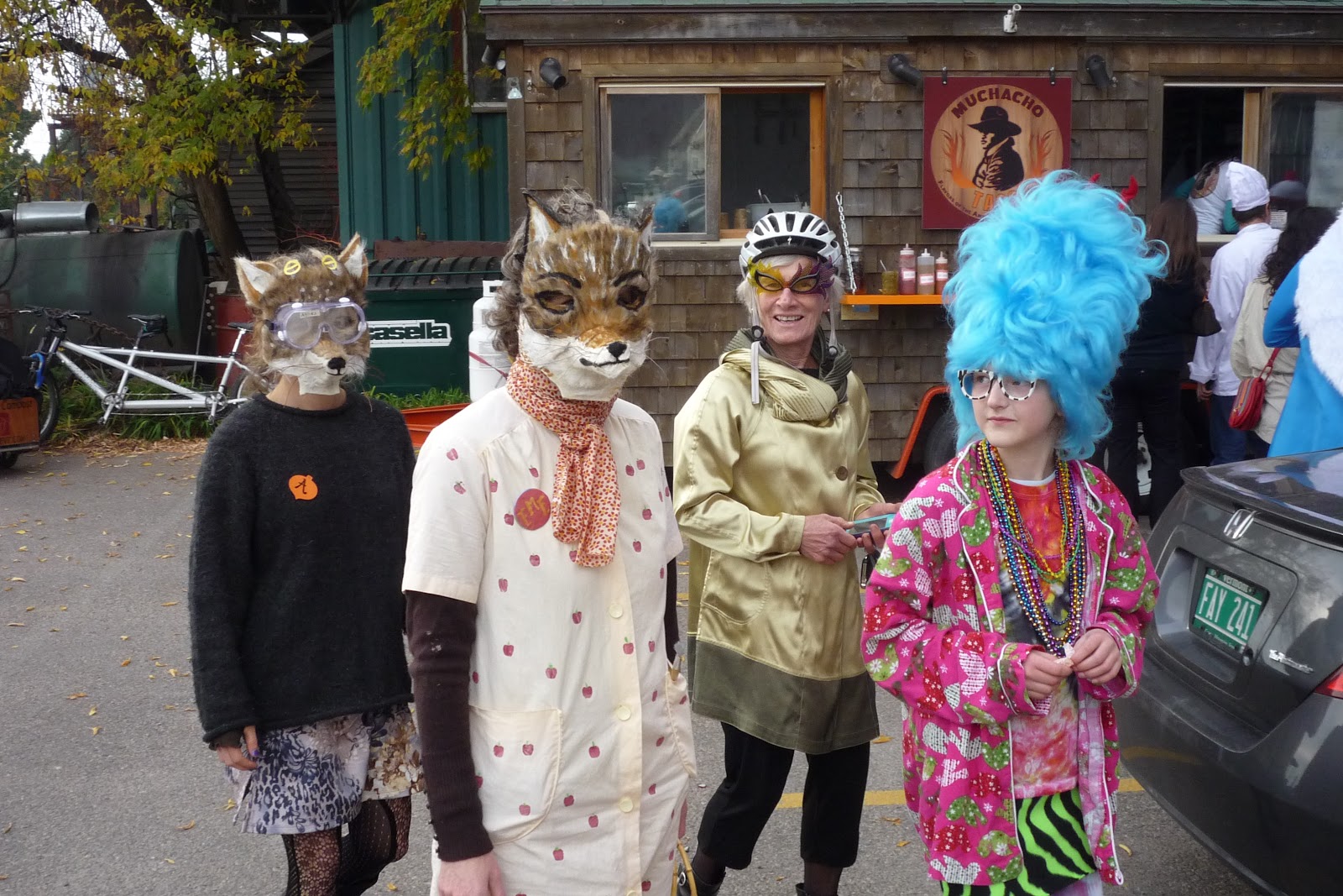 Halloween Bike Ride, Burlington, Vermont. 2012 South Burlington