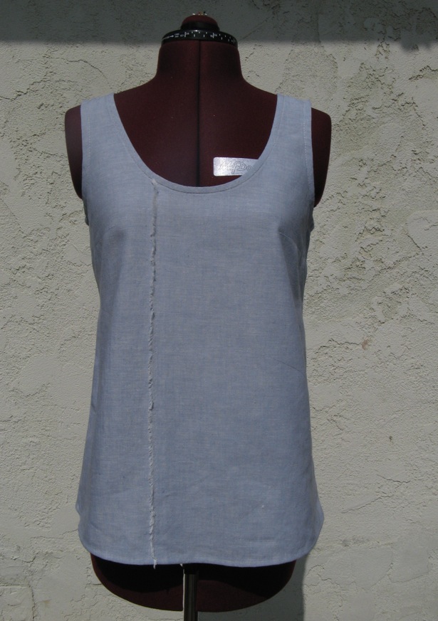 flekka challenge Week 4 basic sleeveless top pattern