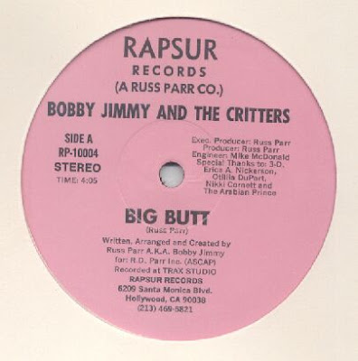 Bobby Jimmy And The Critters ‎– Big Butt (1985, VLS, 192)
