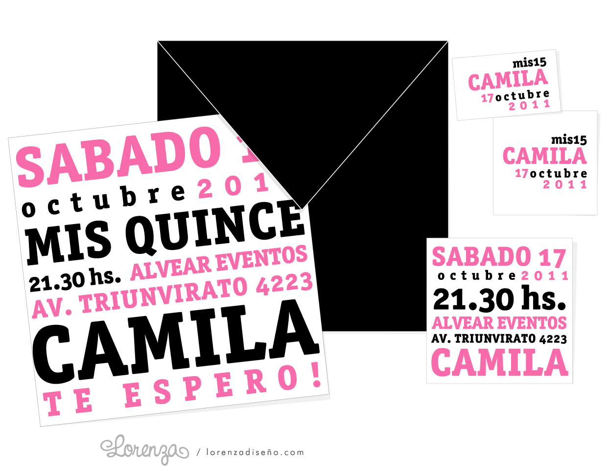 lorenza diseño 15 años