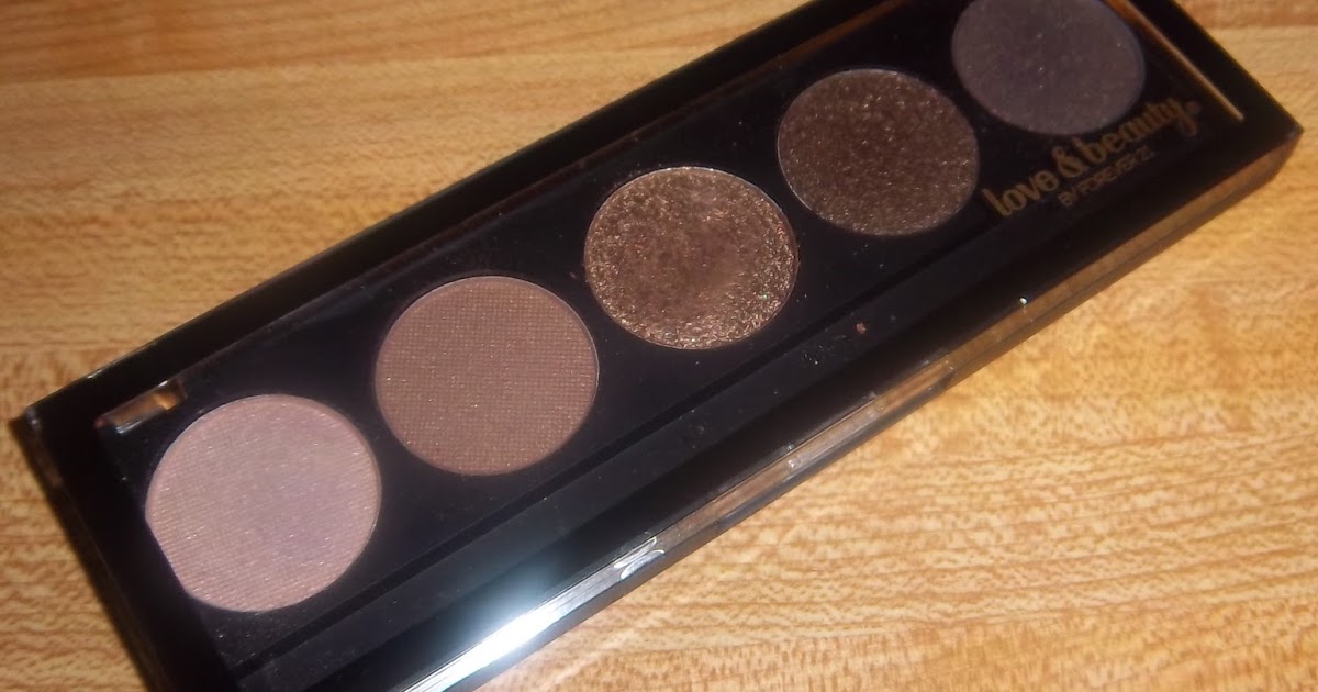 Rural Glamour Swatches and A Look Forever 21 Five Shade Eyeshadow