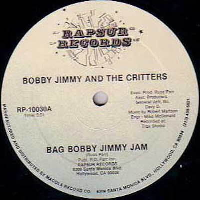 Bobby Jimmy And The Critters ‎– Bag Bobby Jimmy Jam (1985, VLS, 192)