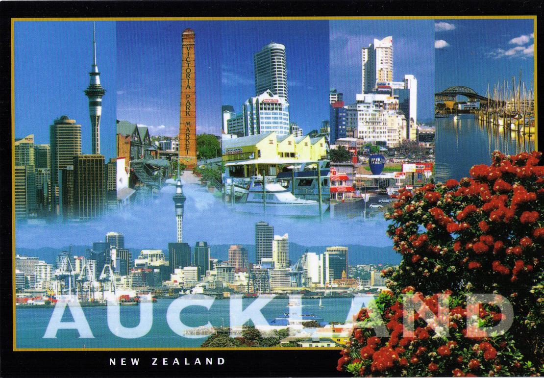 POSTCARD EXCHANGE NEW ZEALAND Auckland