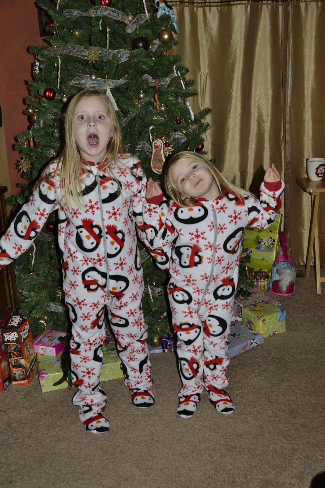 Crafty Biggers Christmas Footie Pajamas and Traditions