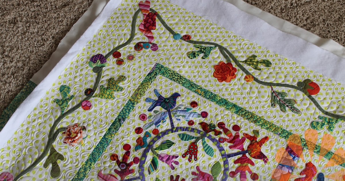 Piece N Quilt Amazing Applique Custom Machine Quilting by Natalia Bonner