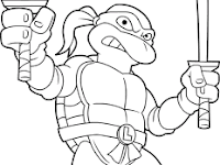 Leonardo Ninja Turtle Coloring Page Leonardo Ninja Turtle Coloring Page