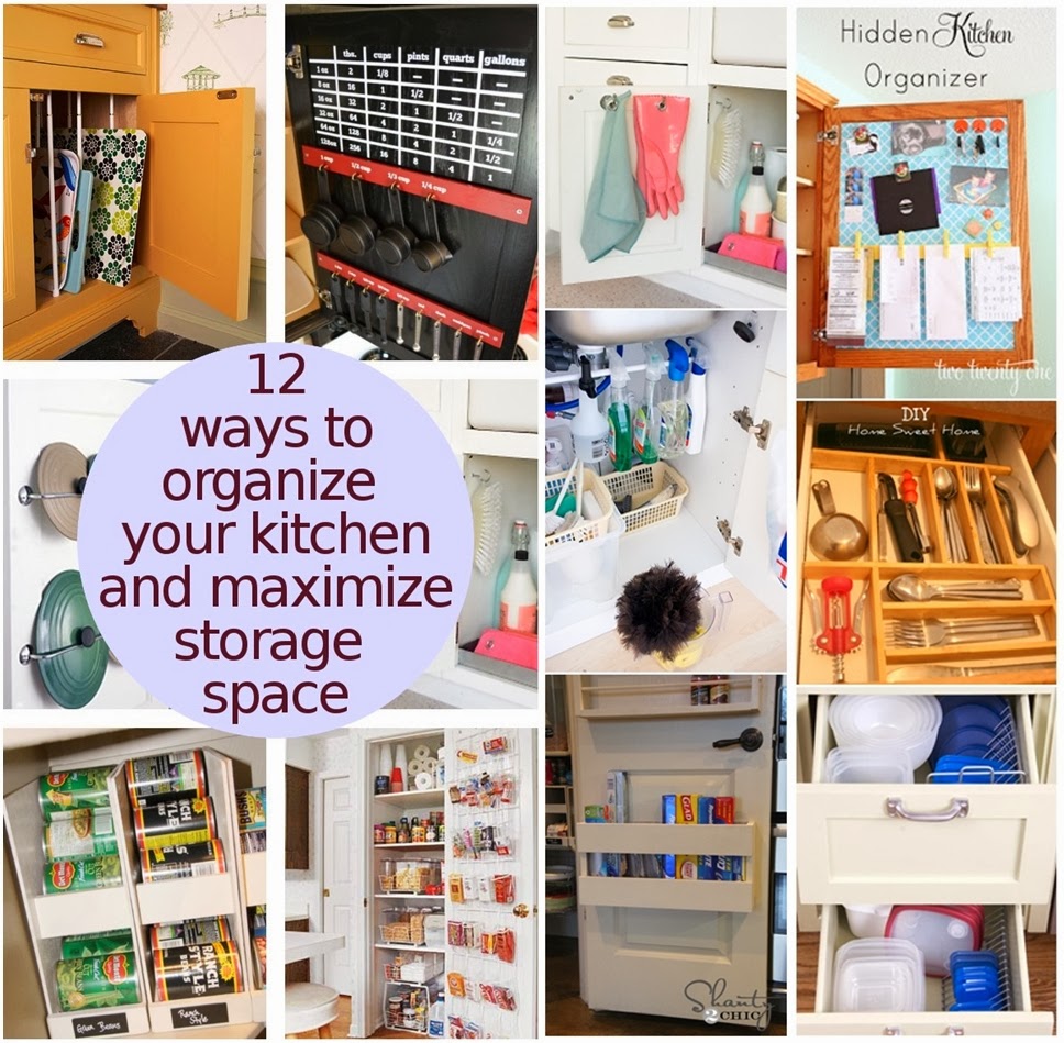 Many Ways To Organize Your Kitchen To Maximize Storage DIY Craft Projects