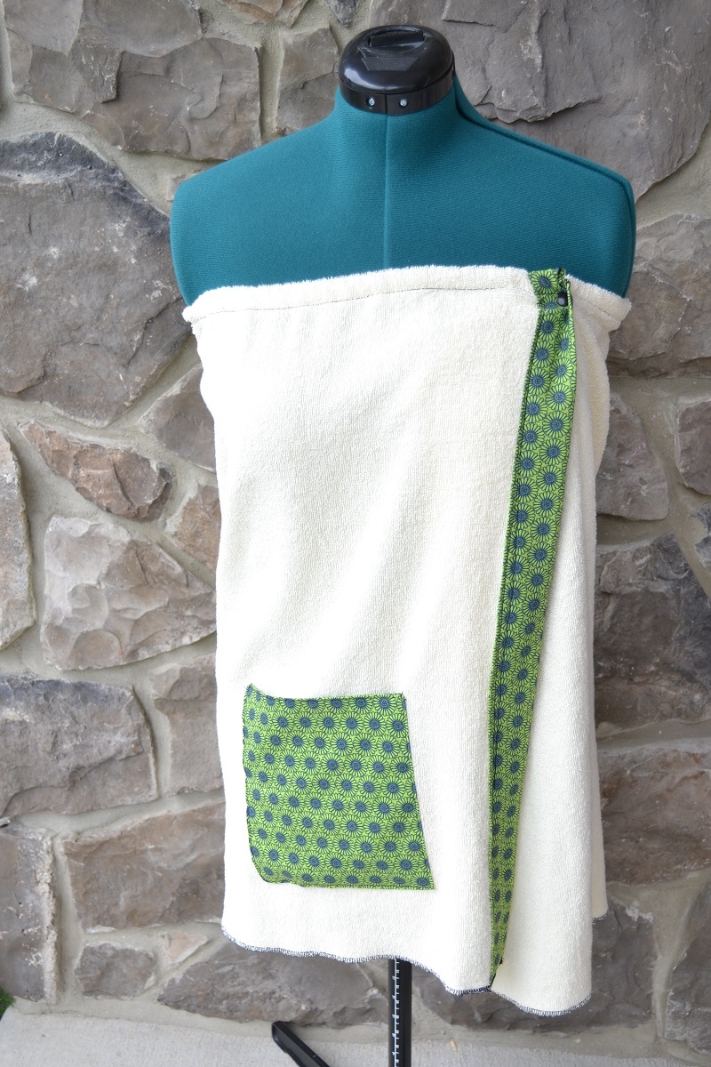 DIY Spa Wrap from Terry Cloth DIY Danielle