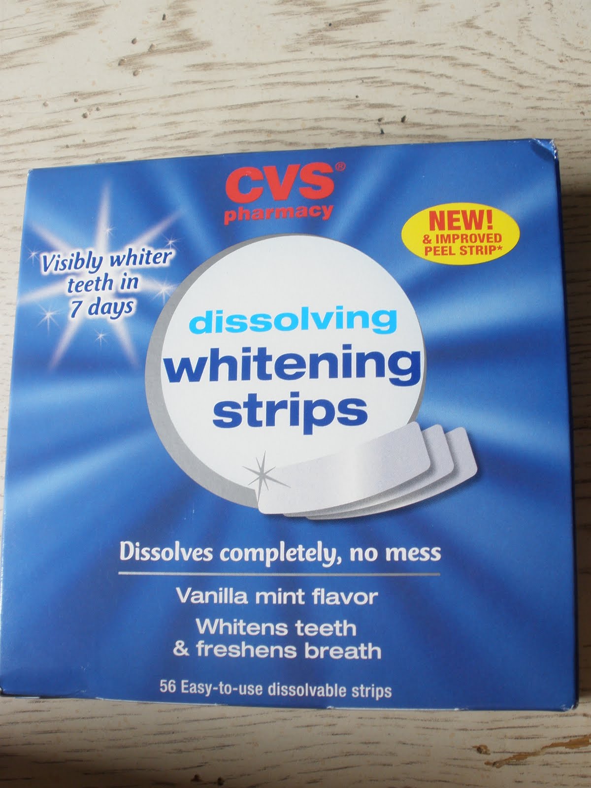 CosmeticsbyCaroline Review CVS Dissolving Whitening Strips