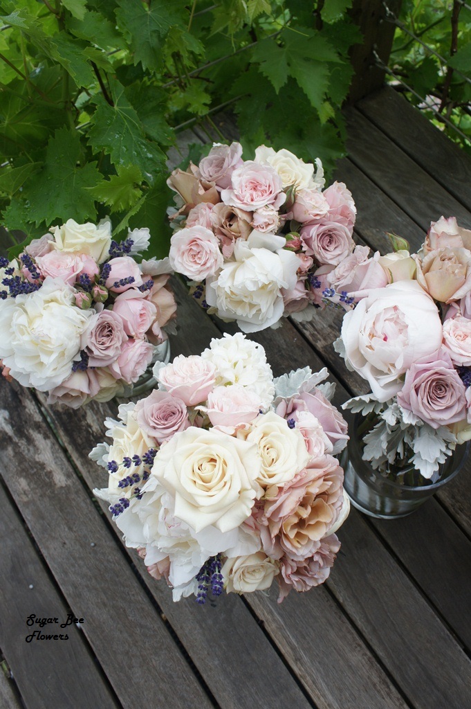 Sugar Bee Flowers Vintage wedding flowers at Quat Quatta