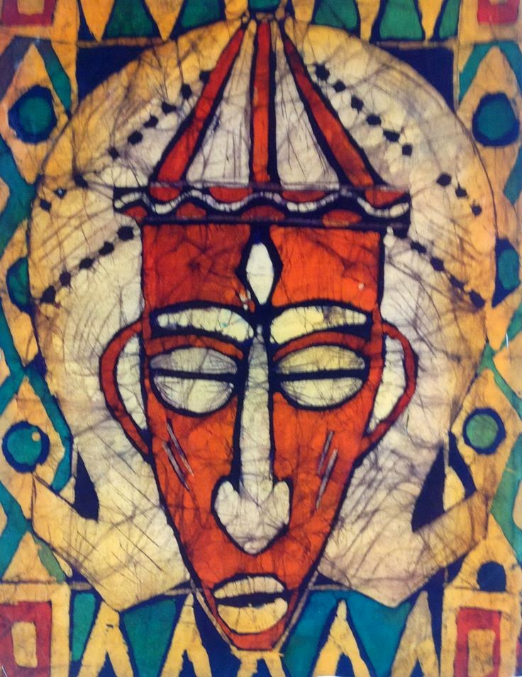 Abstract oil painting artwork African Art Online