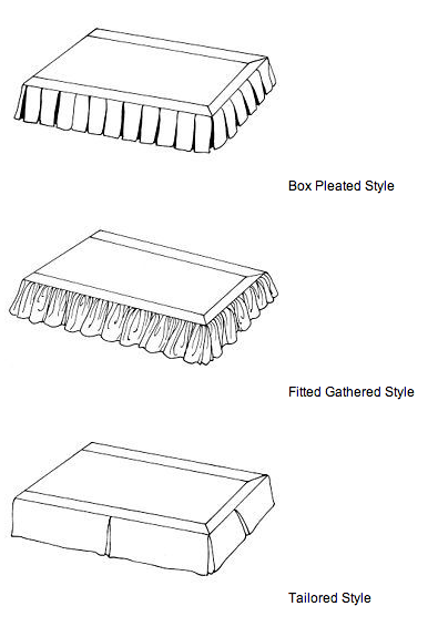 box bedskirt pleated sewing bed skirt fitted queen sheet king hotel around base fire decorative polyester five skirts measured