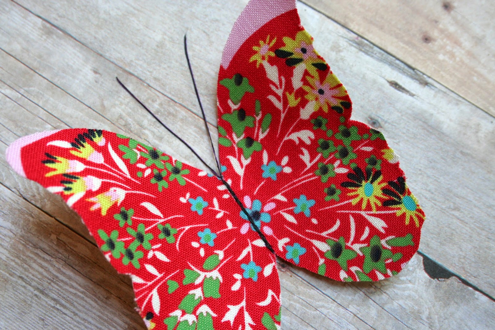 Fabric Butterfly Shadow Box Tutorial GoGo Kim