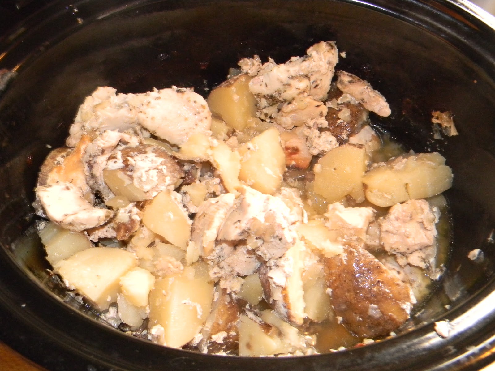 Growing to Four Crock Pot Greek Chicken