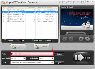 Convert PPTX to Video