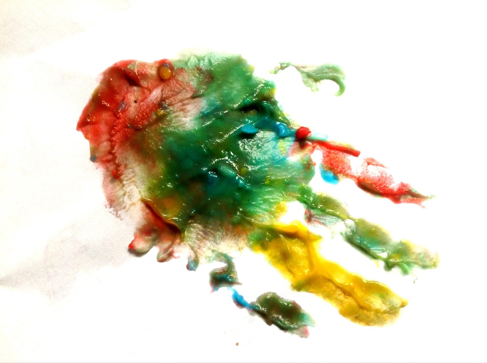 Life with Liya and Zain Homemade finger paint