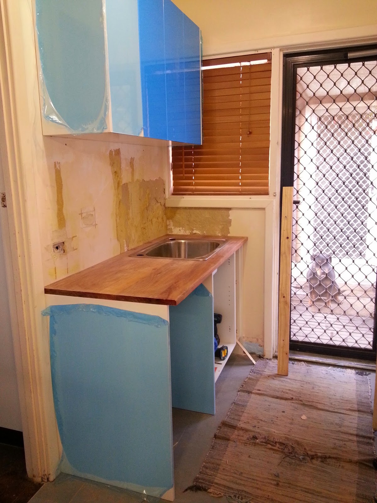 Jarrah Jungle Laundry Renovation Flat Pack Assembly And