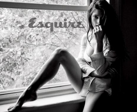 Ashley Green poses in bra for Esquire magazine photo spread